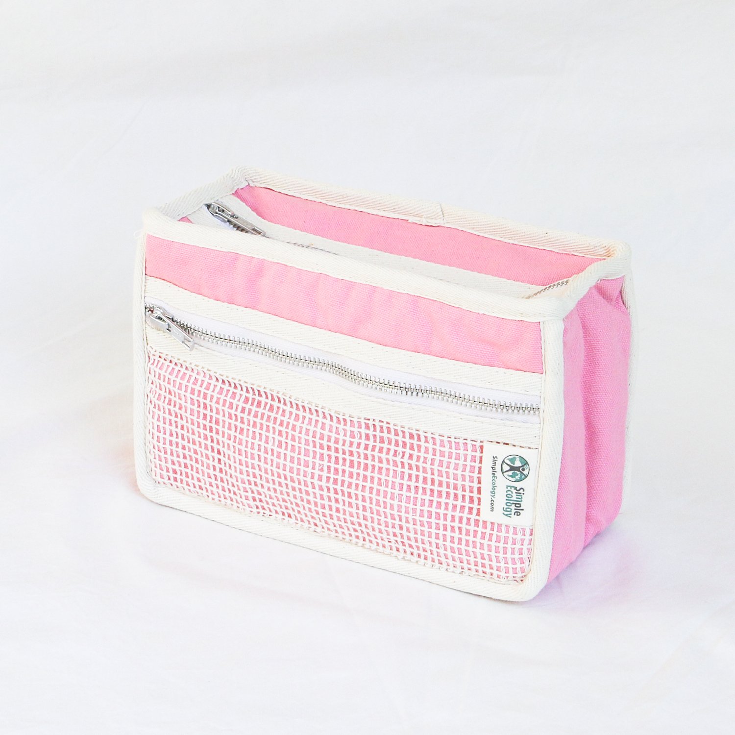 Organic Cotton Toiletry Bag for Travel Makeup and Cosmetics Simple Ecology